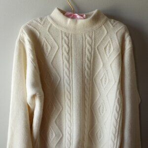 'UNITED COLORS OF BENETTON' Mock Turtle LS Sweater Size